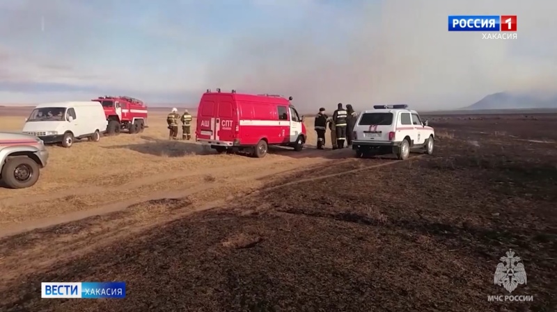 ТВ ГТРК Хакасия: Огонь не оставляет Хакасию